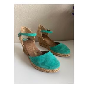 Aqua Corduroy platform shoes